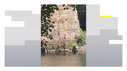 El peligroso salto al río que se ha puesto de moda entre los jóvenes en Ourense